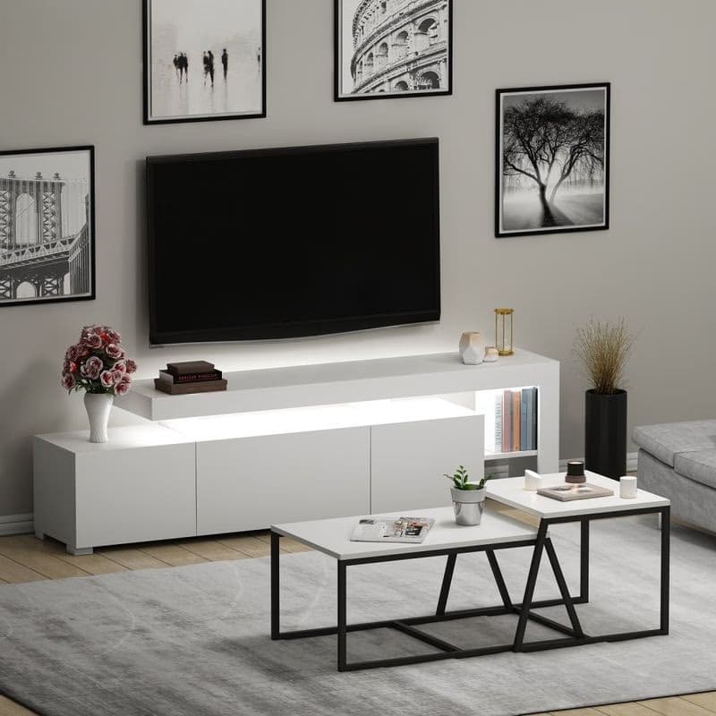 Living Room Furniture Set Beliz - White 5