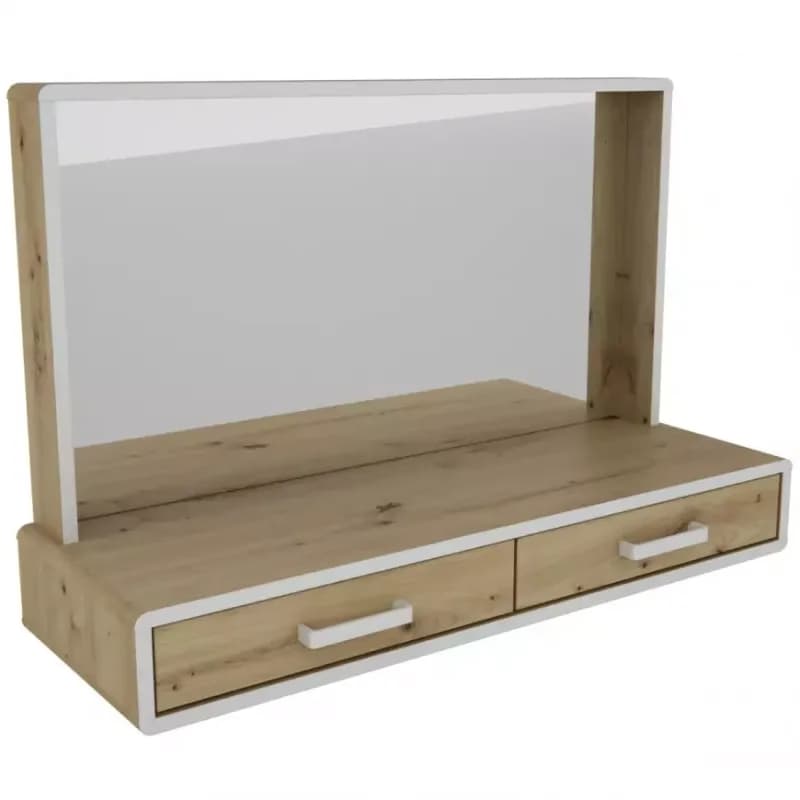 Toaletný stolík Capannoli dub artisan/biela 1