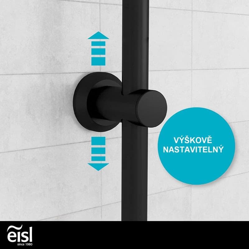 Eisl Eisl - Sprchový set bez batérie EASY ENERGY, čierna DX12004BL DX12004BL 2