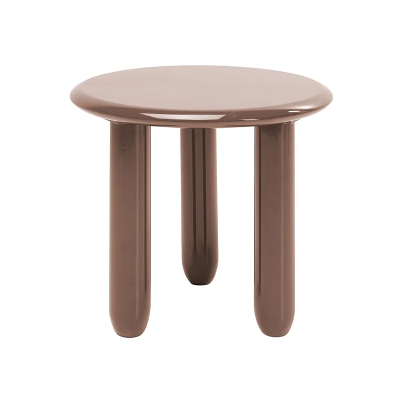Príručný stolík Eliano Taupe Ø50cm 1