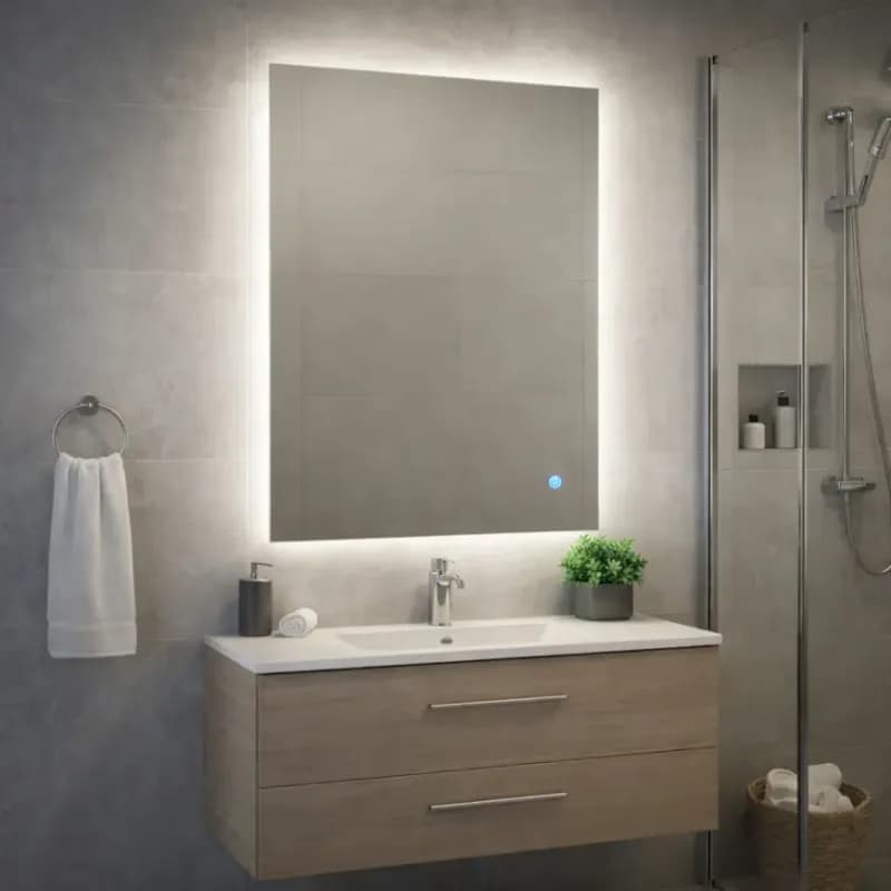 Zrkadlo LED 61 W 50X70