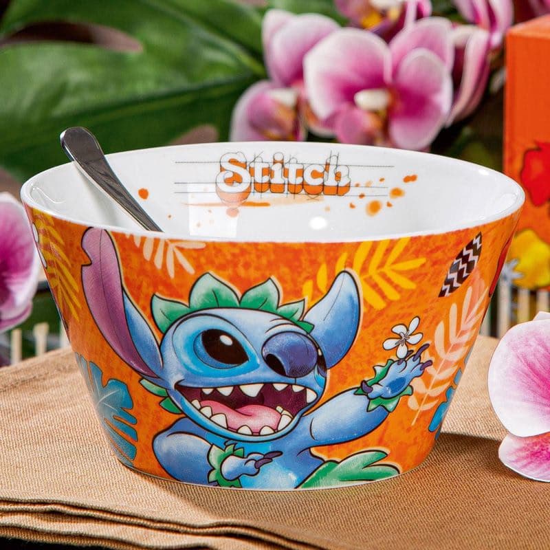 Miska Stitch, oranžová 1