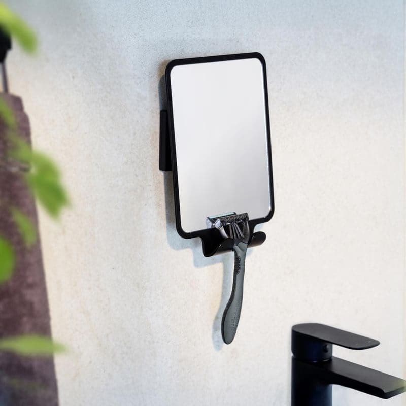 Kozmetické zrkadlo Vacuum-Loc® Quadro, čierne 1