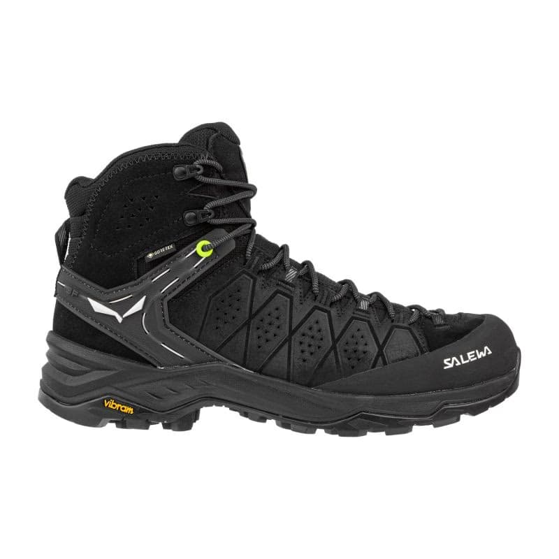 Pánska členková turistická obuv SALEWA Alp Trainer 2 Mid GTX M black black 2