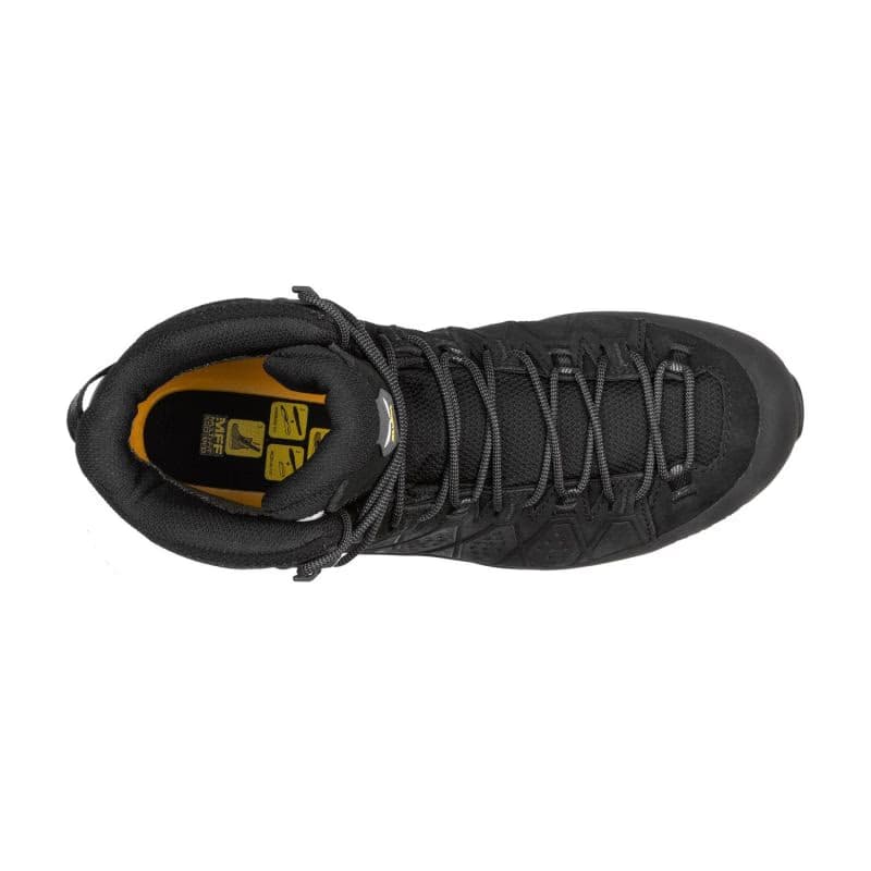 Pánska členková turistická obuv SALEWA Alp Trainer 2 Mid GTX M black black 4