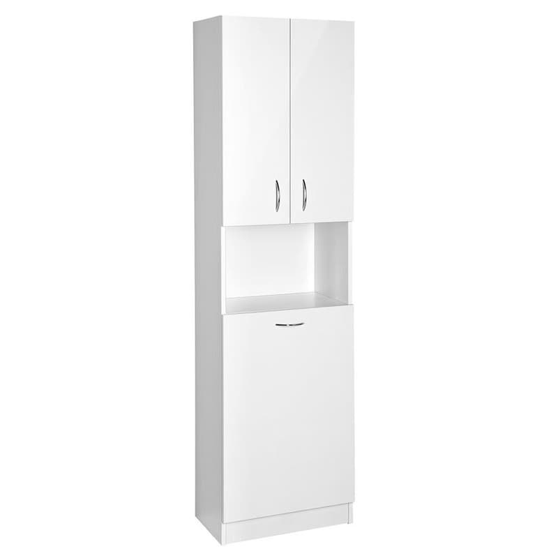AQUALINE - SIMPLEX ECO vysoká skrinka s košom 50x180x30cm SIME510