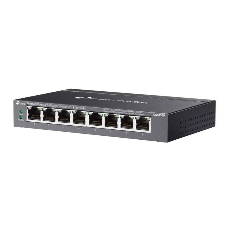 DS108GP TP-link Omada, 8G, 8 PoE+, switch 3