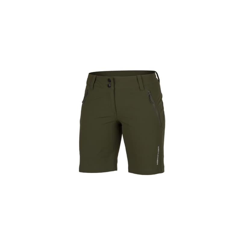 Dámske turistické kraťasy NORTHFINDER CHANDRA-300darkgreen