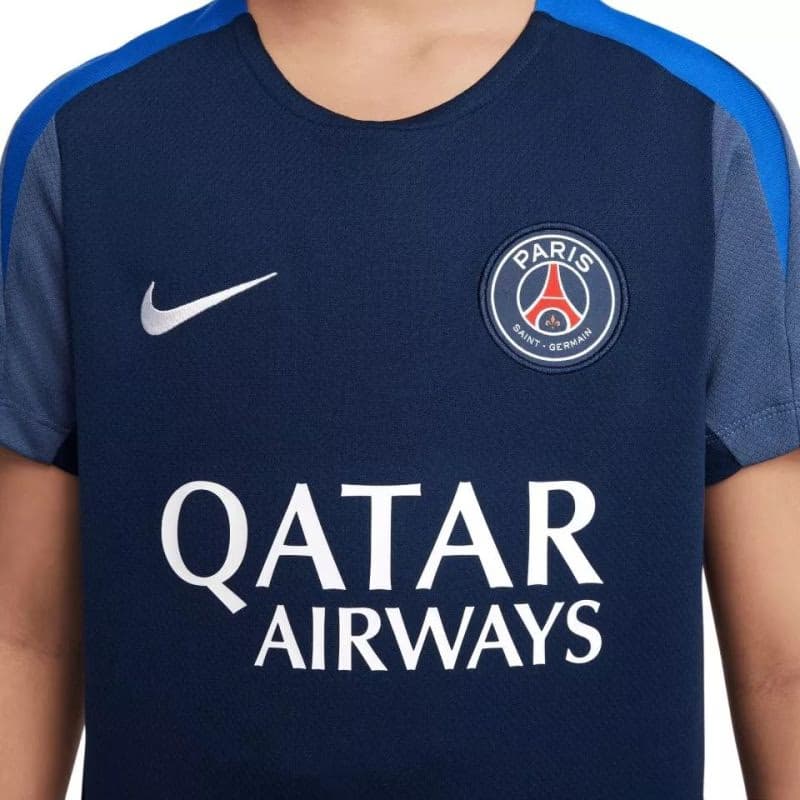 Chlapčenský futbalový dres s krátkym rukávom NIKE PSG Y NK DF STRK SS TOP K 4