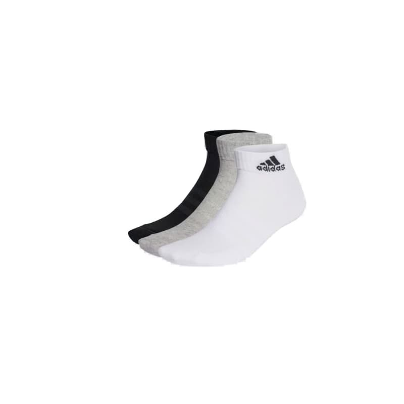Ponožky ADIDAS 3 PACK-C SPW ANK-MGREYH WHITE BLACK 1