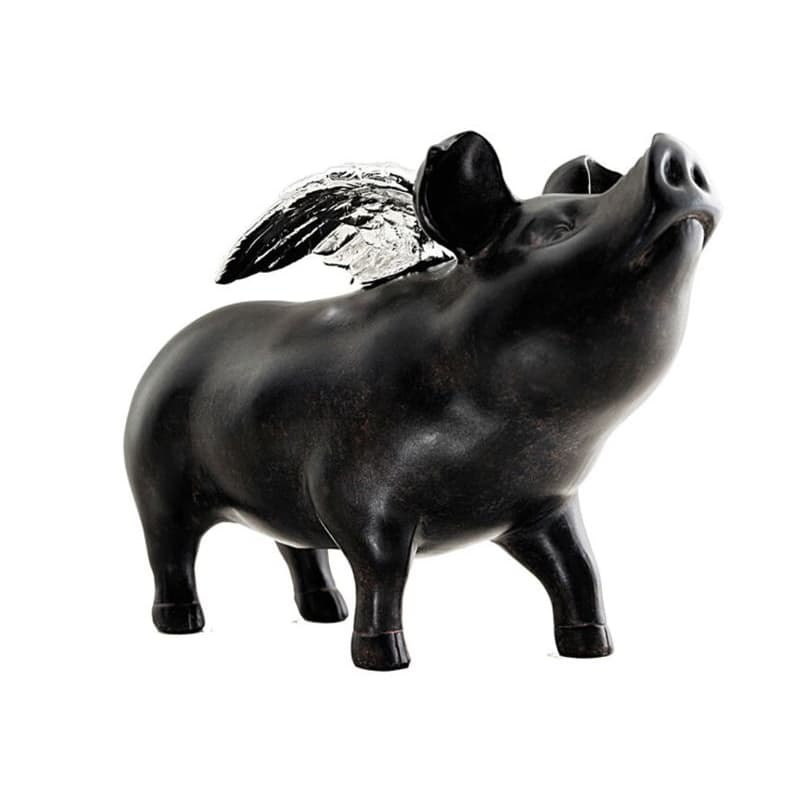Rockstar Pig pokladnička čierna