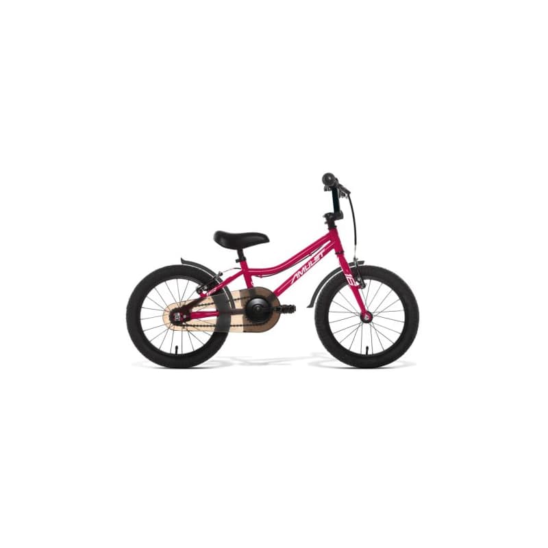 Dievčenský horský bicykel AMULET 16 Rookie, raspberry pink silver