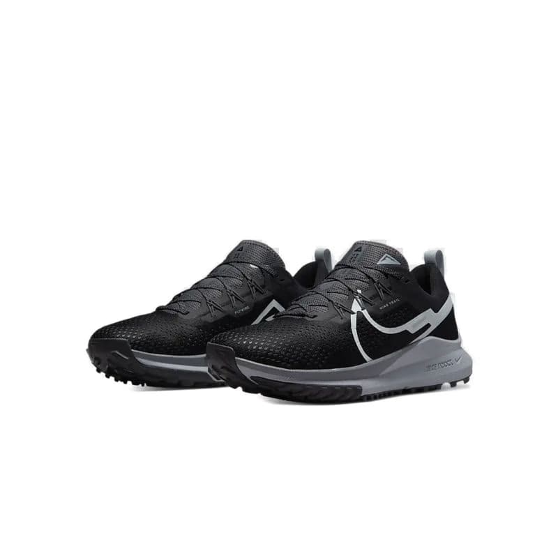 Pánska bežecká trailová obuv NIKE React Pegasus Trail 4 black dark grey wolf grey aura 5