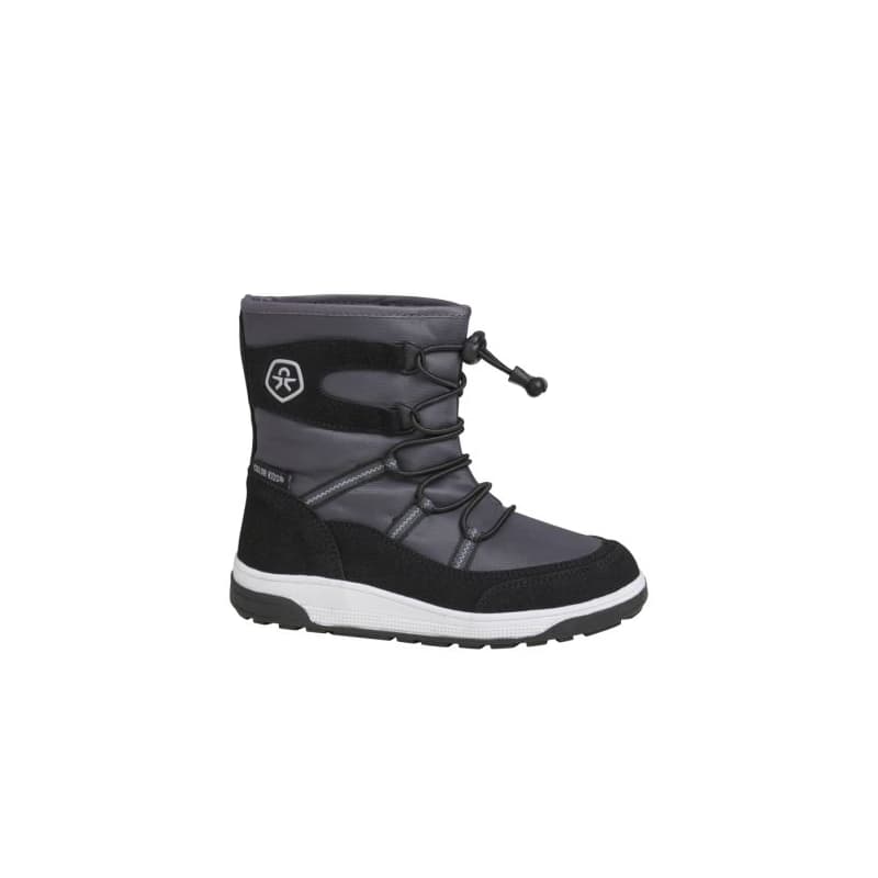 Detské vysoké zimné topánky COLOR KIDS Boots W. String & Stopper, phantom 1