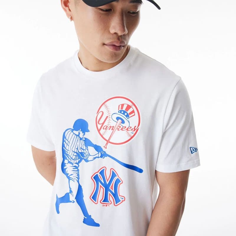 Tričko s krátkym rukávom NEW ERA MLB Player graphic table tee NEYYAN 3