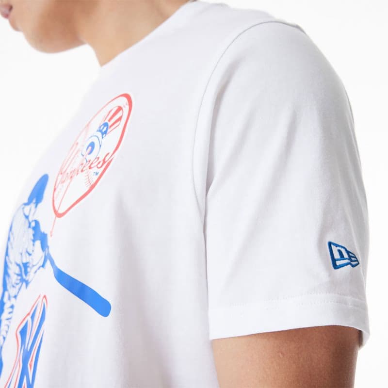 Tričko s krátkym rukávom NEW ERA MLB Player graphic table tee NEYYAN 4