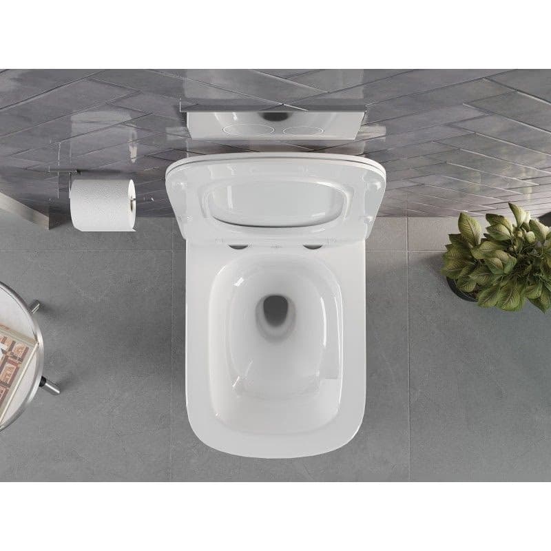 MEXEN - Vivo Závesná WC misa Rimless Tornado, biela lesk 3361XX00T 4
