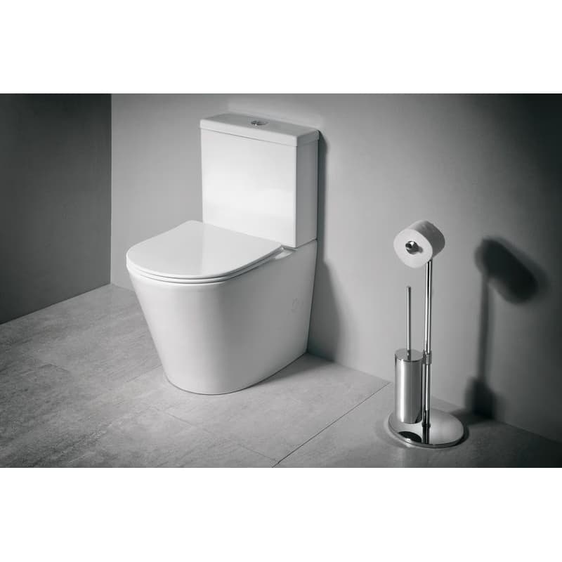 SAPHO - PACO WC kombi, Rimless, spodný/zadný odpad, bílá PC1012WR 4