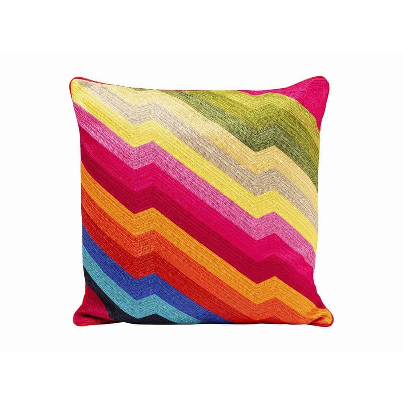 Artistic Zig Zag vankúš červený 50x50 cm
