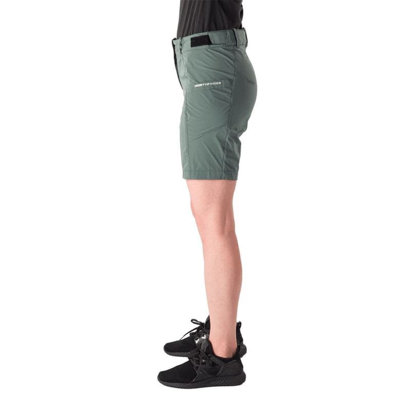 Dámske turistické kraťasy NORTHFINDER FLORENCIA-263greengrey 3