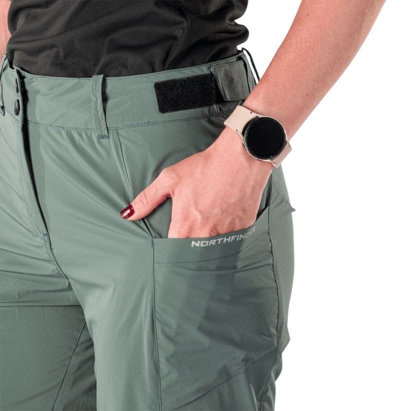 Dámske turistické kraťasy NORTHFINDER FLORENCIA-263greengrey 5