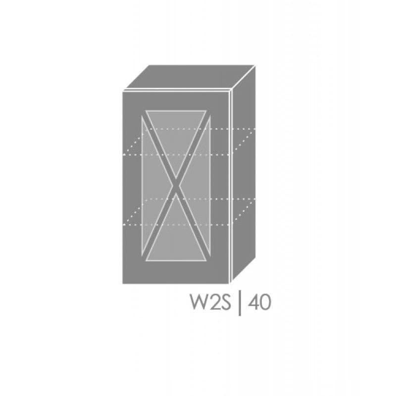 ArtExt Kuchynská skrinka horná, W2S/40 Tivoli Farba korpusu: Grey 3