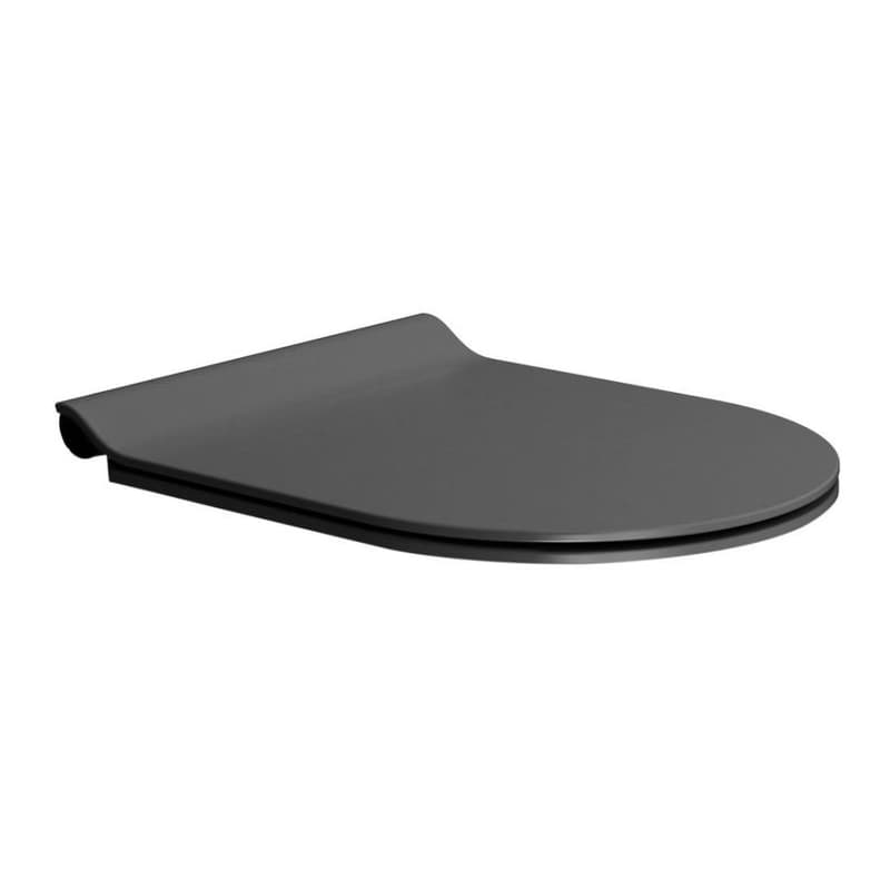 GSI - WC sedátko, SLIM, Soft Close, Quick Release, čierna mat/chróm MS86CSN26 1