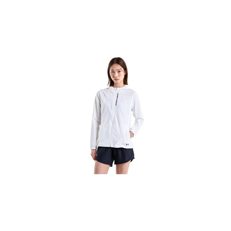 Dámska bežecká bunda UNDER ARMOUR UA OutRun the STORM Jacket-WHT 1