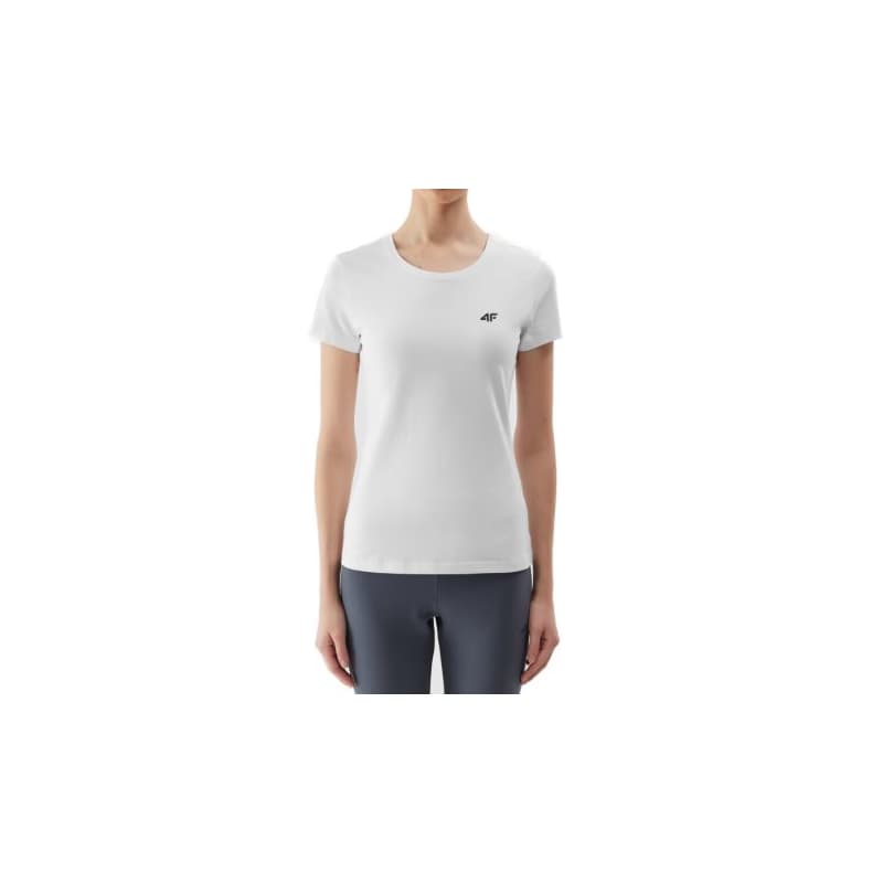 Dámske tričko s krátkym rukávom 4F TSHIRT-WSS24TTSHF1161-10S-WHITE 1