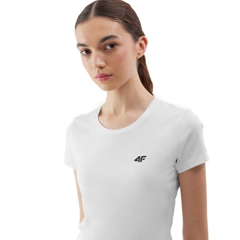 Dámske tričko s krátkym rukávom 4F TSHIRT-WSS24TTSHF1161-10S-WHITE 3
