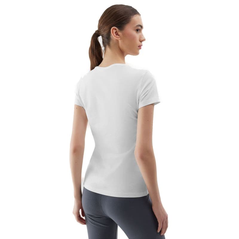 Dámske tričko s krátkym rukávom 4F TSHIRT-WSS24TTSHF1161-10S-WHITE 4