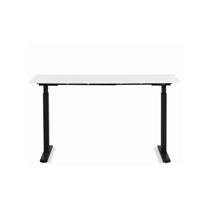 Office Smart písací stôl 120x70 cm čierny/biely 1
