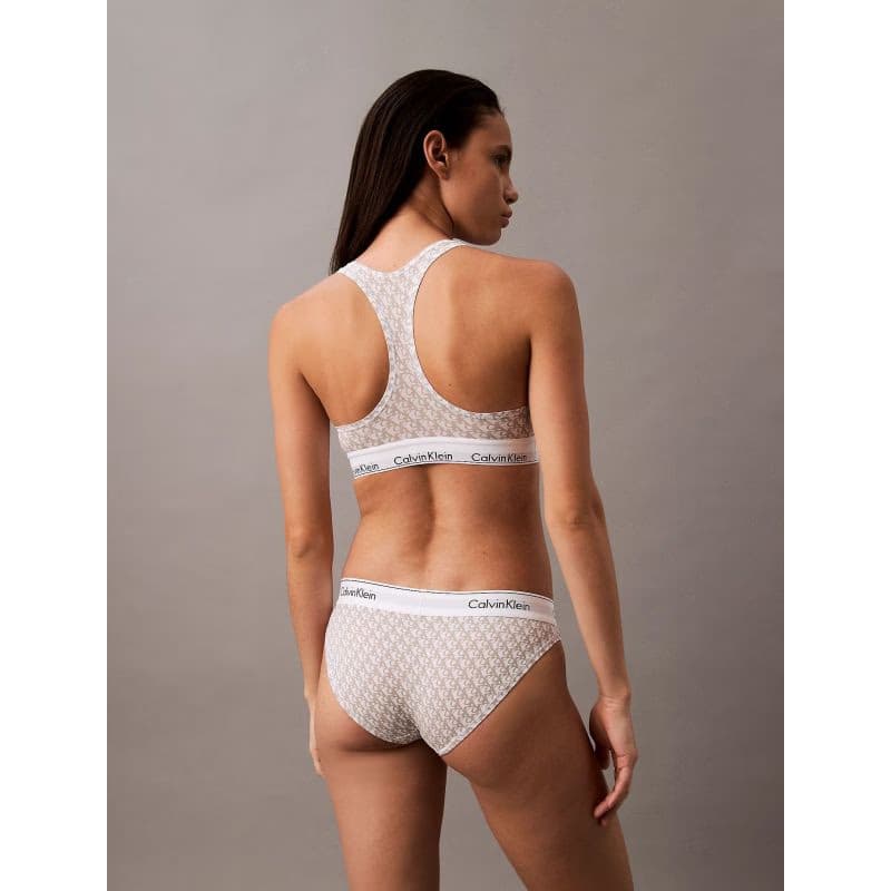 Dámska podprsenka CALVIN KLEIN UNLINED BRALETTE-PLUSH MONOGRAM 3