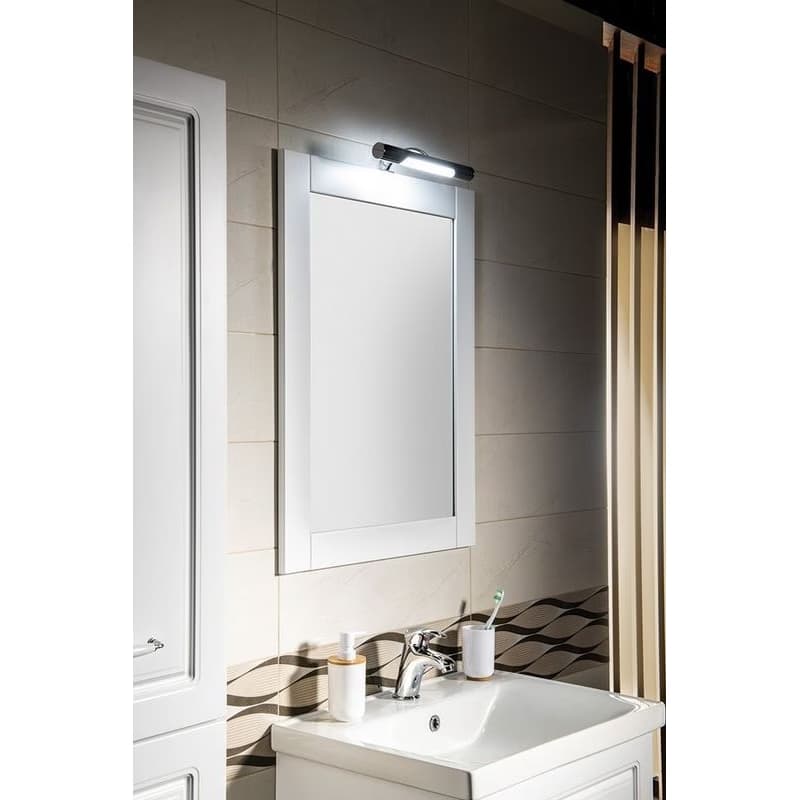 AQUALINE - FAVOLO zrkadlo v ráme 70x90cm, biela mat FV090 3