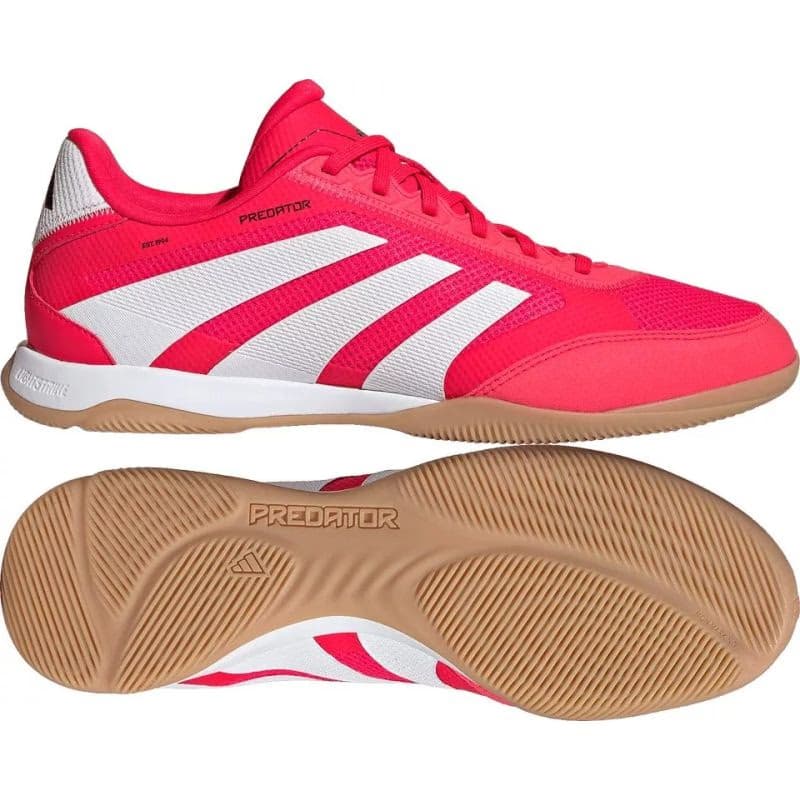Pánske futbalové kopačky halové ADIDAS Predator League M IC lucid red cloud white core black 5