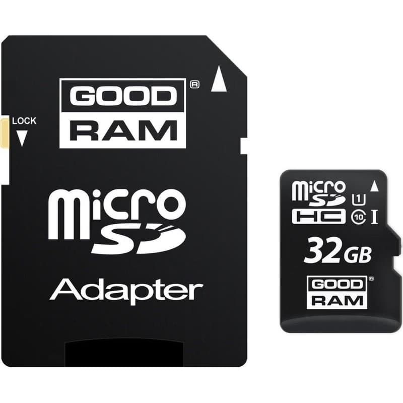 GOODRAM MicroSDHC karta 32GB M1AA, UHS-I Class 10, U1 + adaptér 3