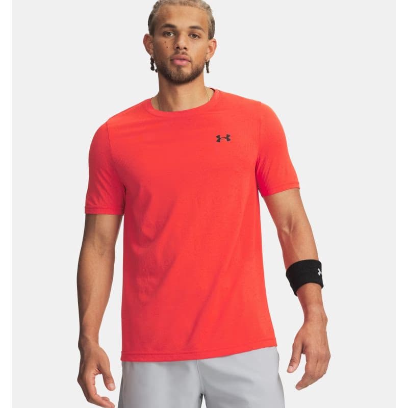 Pánske tréningové tričko s krátkym rukávom UNDER ARMOUR Vanish Seamless SS-RED 2