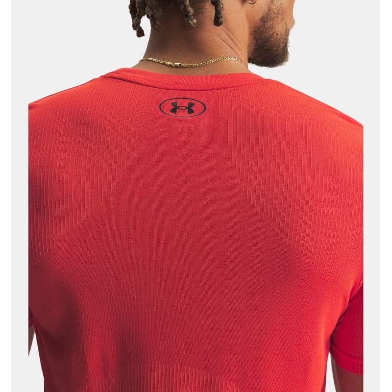 Pánske tréningové tričko s krátkym rukávom UNDER ARMOUR Vanish Seamless SS-RED 4