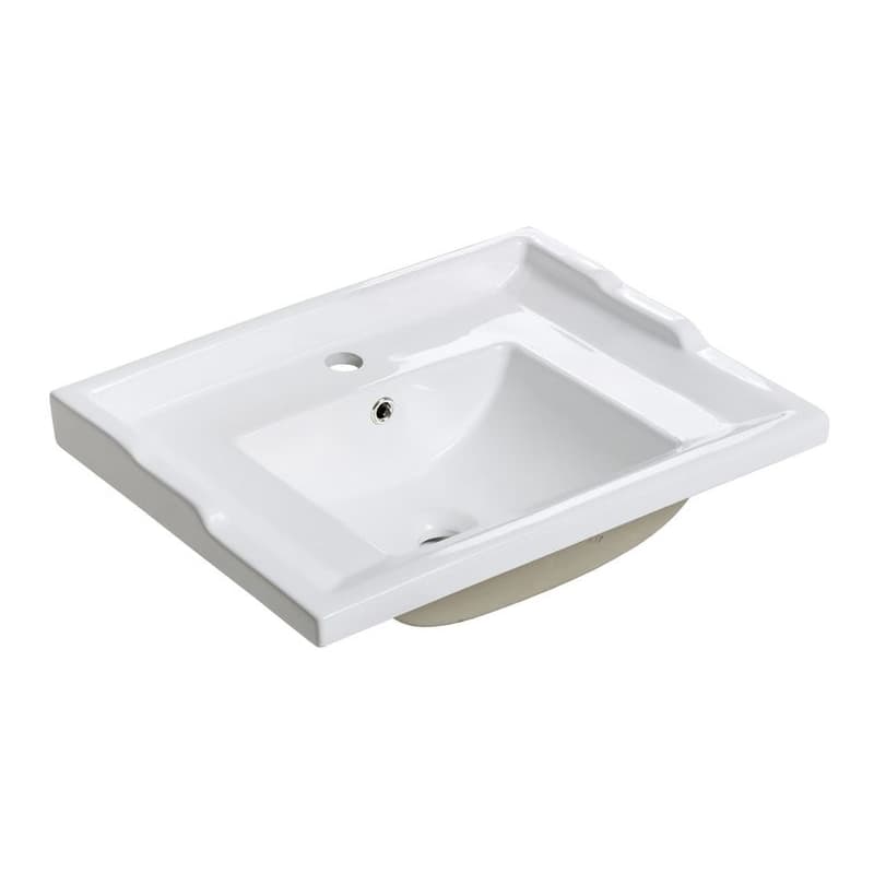 ArtCom Keramické umývadlo CFP F60 Retro | biely lesk 60 cm 1