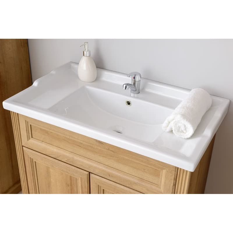 ArtCom Keramické umývadlo CFP F60 Retro | biely lesk 60 cm 3