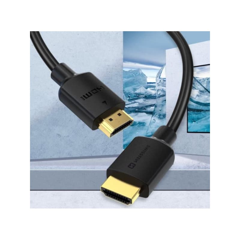 SWISSTEN KÁBEL HDMI NA HDMI 4K 60Hz 3,0 M PVC 2