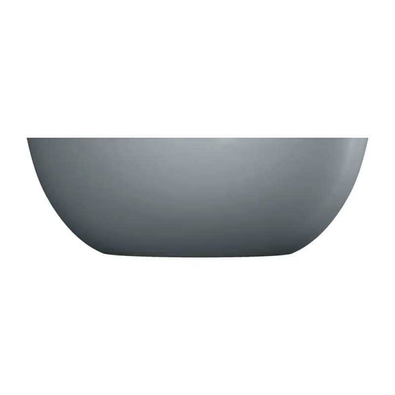 OMNIRES - SHELL M+ voľne stojaca vaňa, 148 x 75 cm, sivá/popol SHELL148WWAG 3