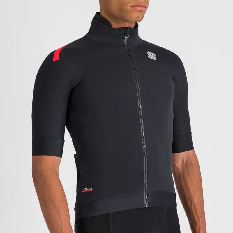 Pánska cyklistická bunda SPORTFUL Fiandre pro jacket short sleeve, black 4