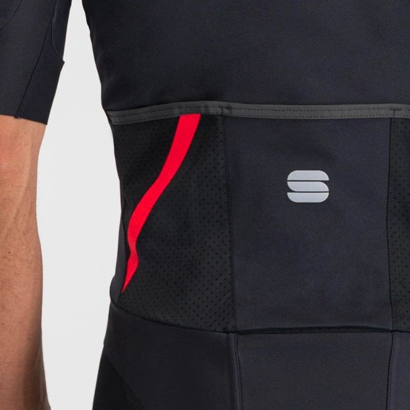 Pánska cyklistická bunda SPORTFUL Fiandre pro jacket short sleeve, black 6