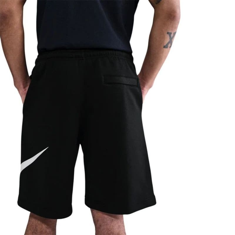 Pánske teplákové kraťasy NIKE M NK CLUB BB SHORT GX BLACK BLACK WHITE 2