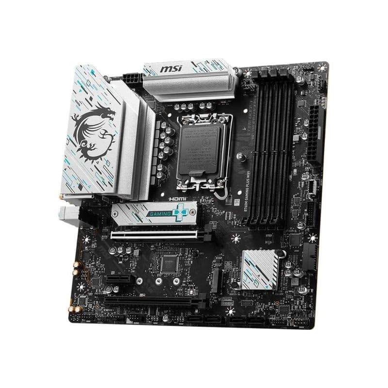 MSI MB Sc LGA1700 B760 GAMING PLUS WIFI, Intel B760, 4xDDR5, 2xDP, 2x HDMI, mATX 3