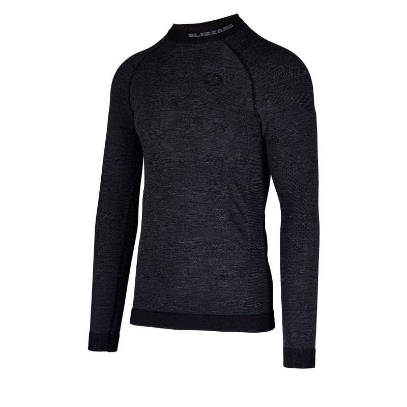 Pánske termo tričko s dlhým rukávom BLIZZARD Mens long sleeve, merino wool, anthracite 3