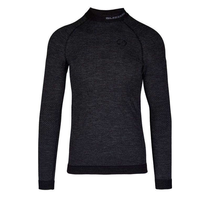 Pánske termo tričko s dlhým rukávom BLIZZARD Mens long sleeve, merino wool, anthracite 4