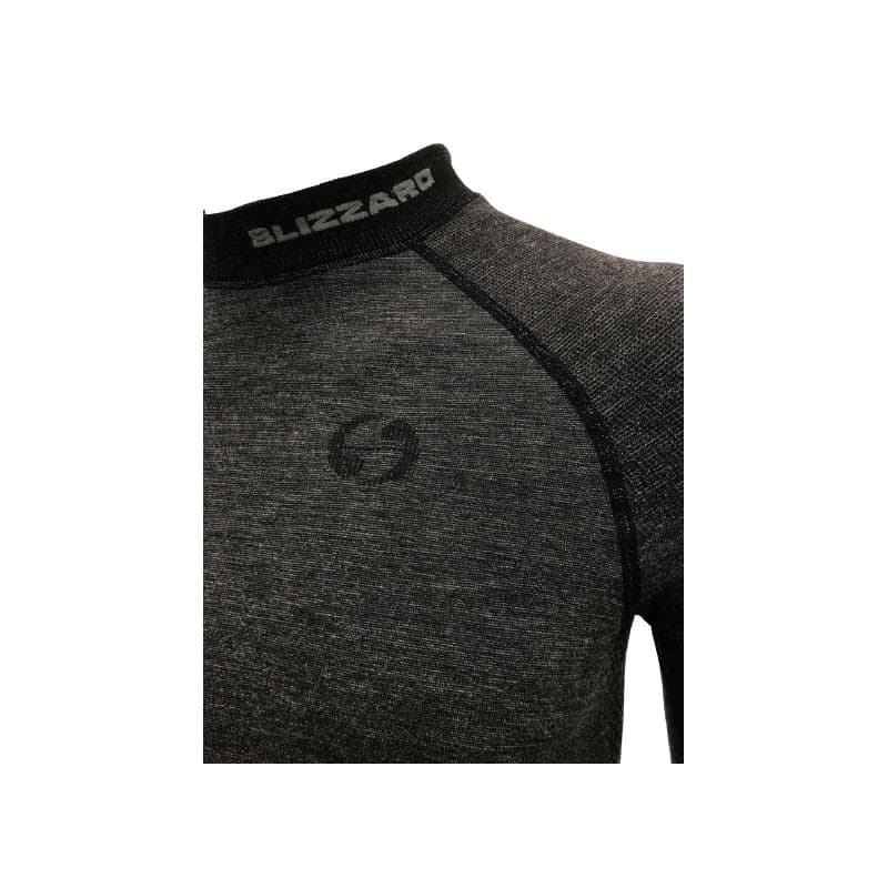 Pánske termo tričko s dlhým rukávom BLIZZARD Mens long sleeve, merino wool, anthracite 6