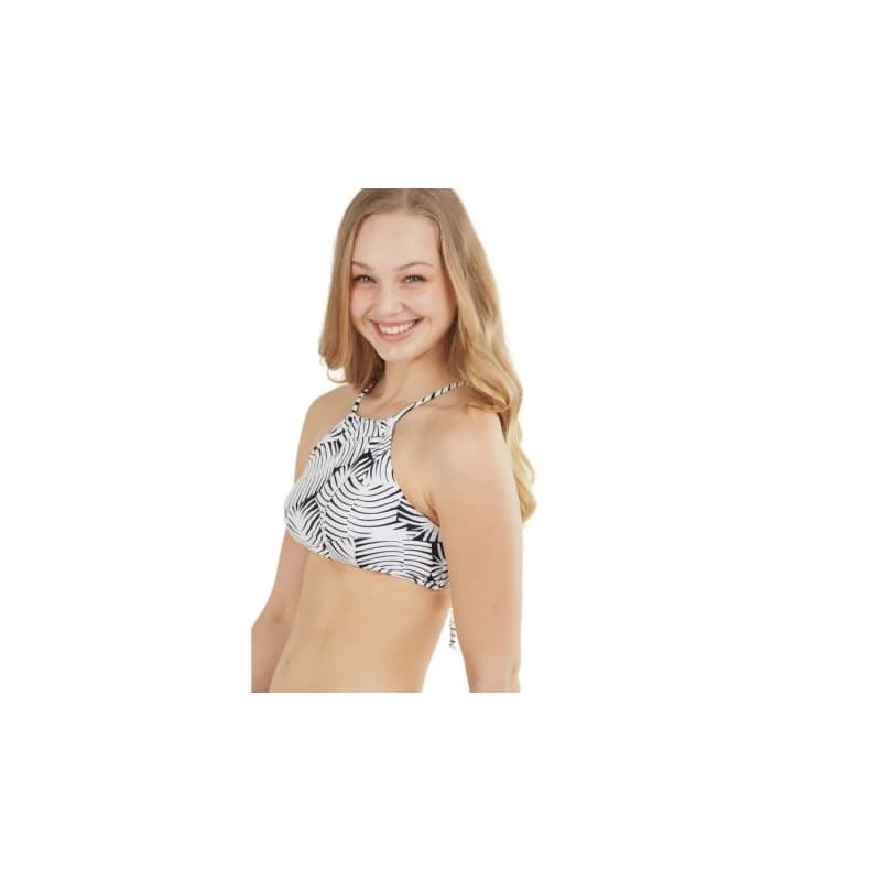 Dámske plavky vrchný diel FUNDANGO Hogg High Neck Top-903-black injun